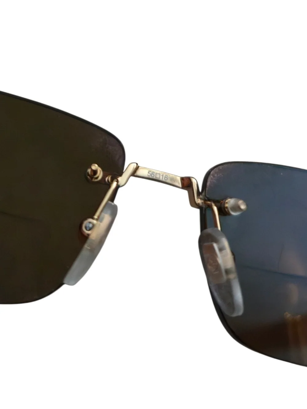 Authentic Gucci GG1221O Men's Rimless Sunglasses 56-16-140